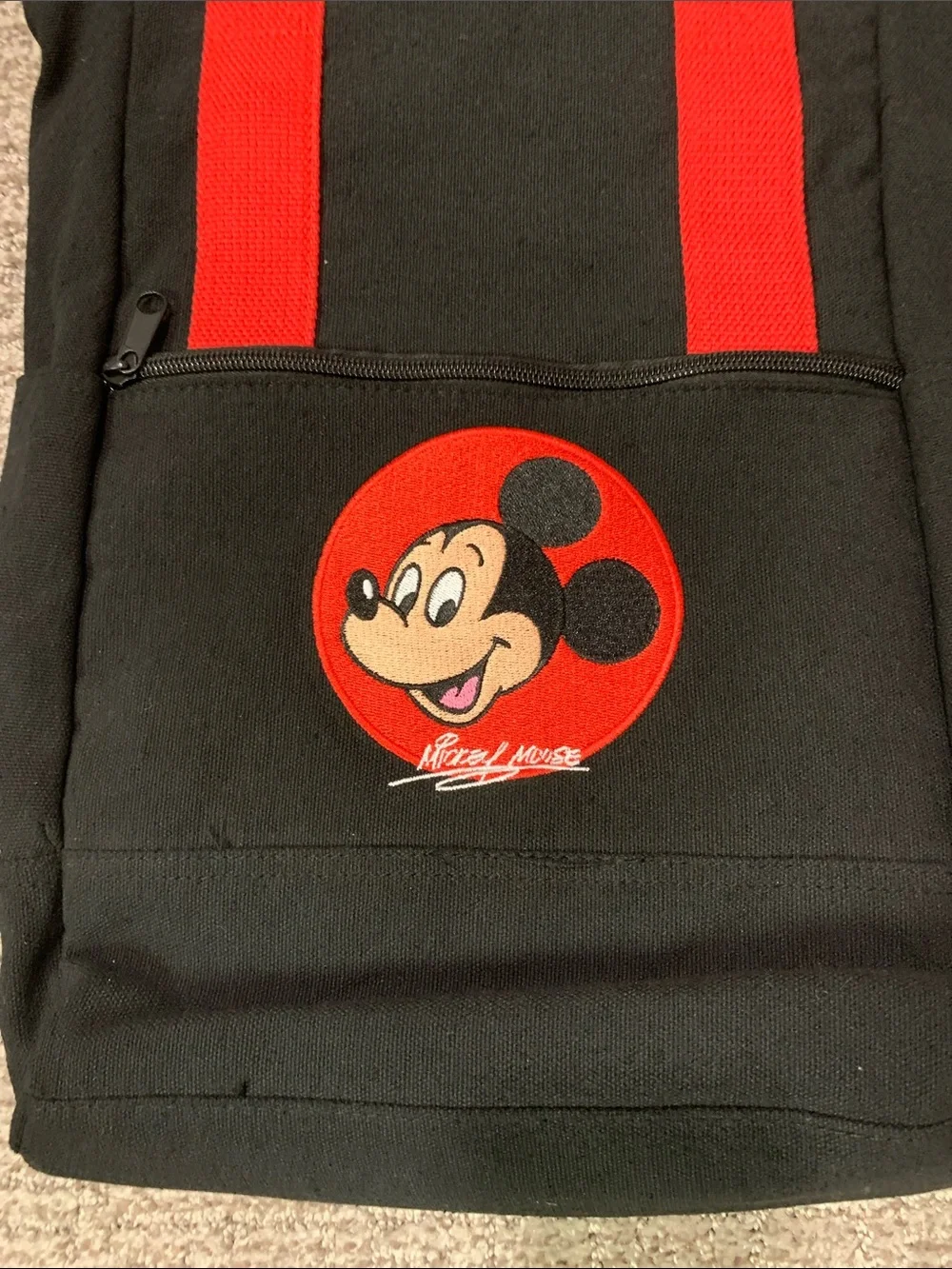 Disney Mickey Mouse Canvas Backpack/Tote Bag